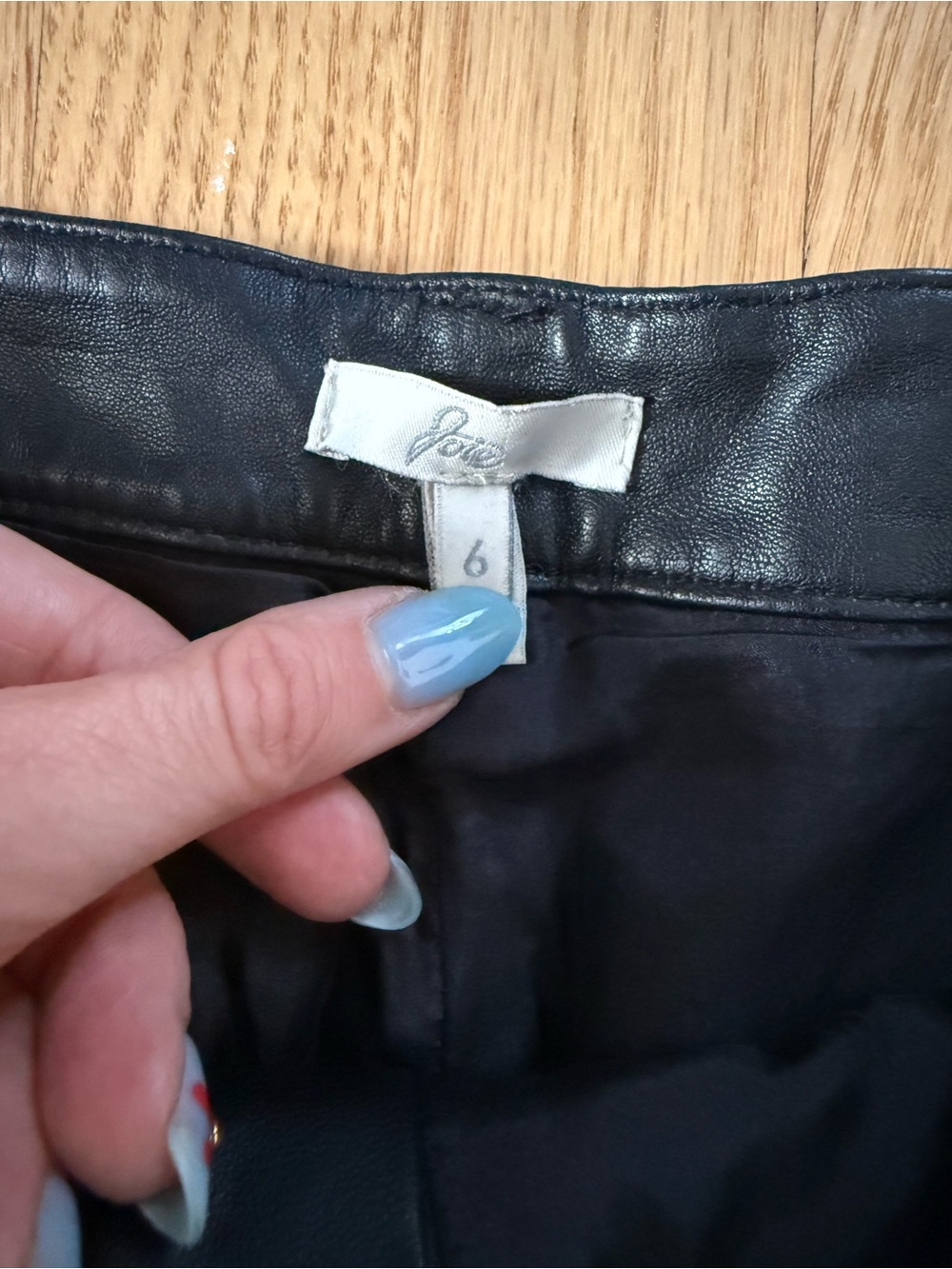 Joie Lamb Leather Shorts - Picture 6 of 6